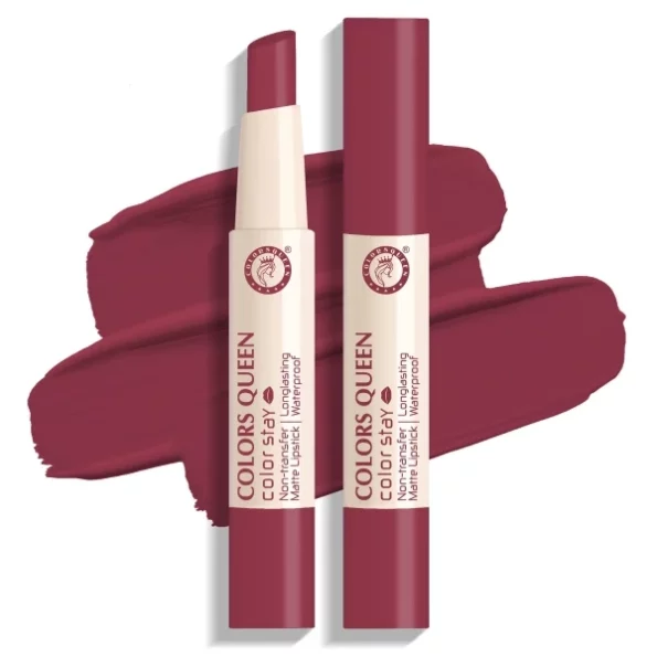 Colors Queen Color Stay Matte Lipstick | Highly Pigmented Ultra Matte Long Lasting Lipstick | One Stroke Application, Hydrating & Weightless Formula | Non Transfer Lipstick for Women (12 - Bright Red, 2.1g), Herbkart8t7717oaOoZvcL.webp, Herbkart8t7717oaOoZvcL