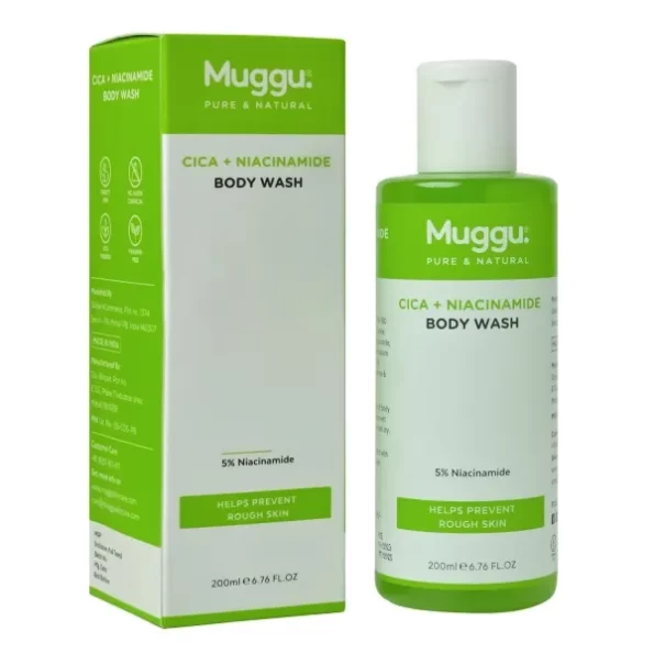 Muggu Skincare Cica + Niacinamide Body Wash with 5% Niacinamide 200ml, Herbkart8t7612d209aHhWL.webp, Herbkart8t7612d209aHhWL