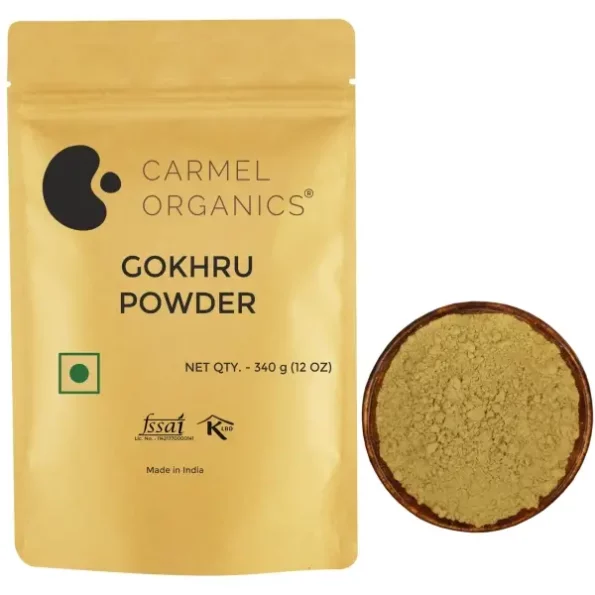 CARMEL ORGANICS Gokhru/Gokshura/Tribulus Terrestris Powder(340 grams), Herbkart8t781Q5bTuFCJL.webp, Herbkart8t781Q5bTuFCJL