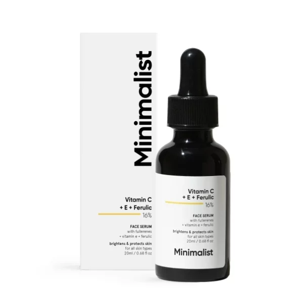 Minimalist 16% Vitamin C Face Serum (Advanced) With Vit E, & Ferulic Acid, 20ml, Herbkart8t7619yc3aM31L.webp, Herbkart8t7619yc3aM31L