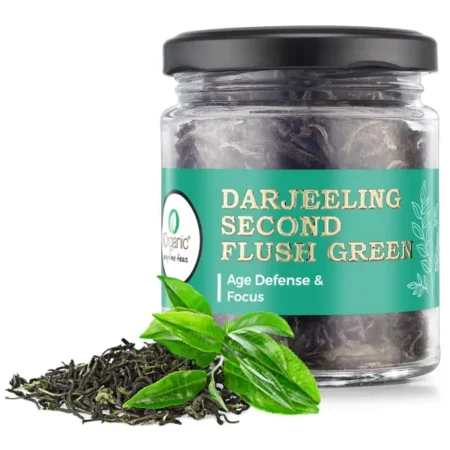 IORGANIC Herbal Organic Darjeeling Tea for Weight Loss & Multiple Health Benefits(Darjeeling Second Flush for Age Defense & Focus, 30 Grams