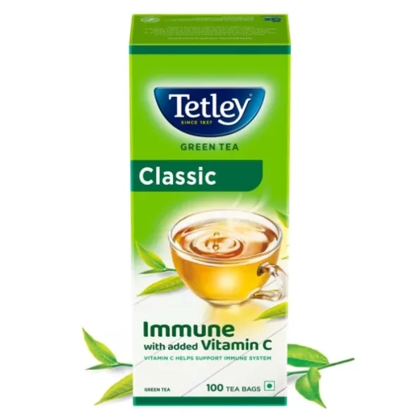 Tetley Green Tea, Refreshing, 100 Tea Bags, 140 Grams, Herbkart8t751sYsX22ePL.webp, Herbkart8t751sYsX22ePL