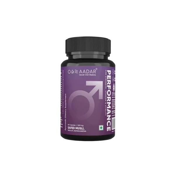 Aadar Performance Capsule, Modern Ayurvedic Solution For Strength And Energy, 60 Capsules, Herbkart8t751fGK6Bq57L.webp, Herbkart8t751fGK6Bq57L