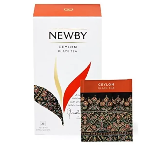 Newby Ceylon Tea Bags 25 Counts Black Tea From Sri Lanka Spicy Aroma & Fresh Citrusy Flavour 50 gm, Herbkart8t7613ity4rozL.webp, Herbkart8t7613ity4rozL