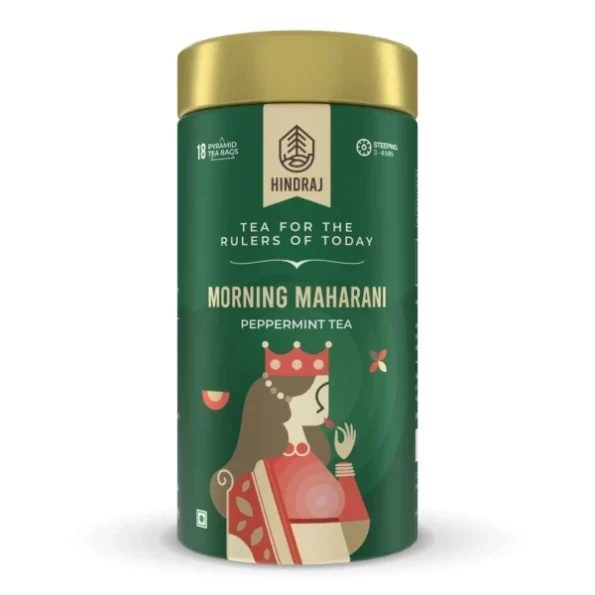 Hindraj Peppermint Herbal Tea (Morning Masala) Pyramid Tea Bags (18 Tea Bags, 1.5 g Each), Herbkart8t7519sm-Q8-VL.webp, Herbkart8t7519sm Q8 VL