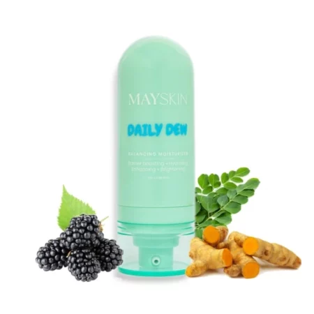 Mayskin Daily Dew Moisturizer | Balances Oily/Flaky Skin With Optimum Hydration, Cooling Gel Texture | Anti-Aging, Reduces Acne Occurance, For All Skin Types | 50 ML
