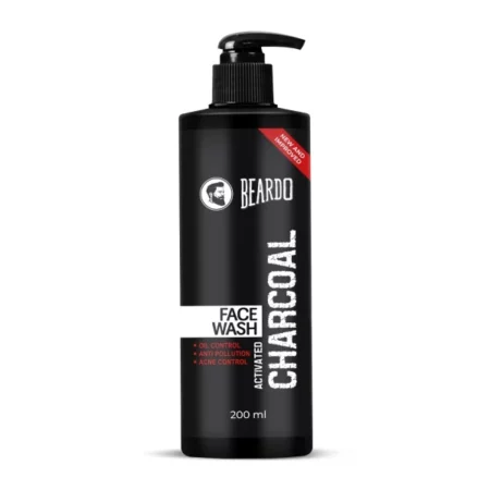 Beardo 3-in-1 Activated Charcoal Face Wash| Deep Cleanse, Exfoliate & Detoxify | All-in-One Face Wash for Oily Skin, Dirt & Pollution Removal | Oil Control Face wash for men 200ml