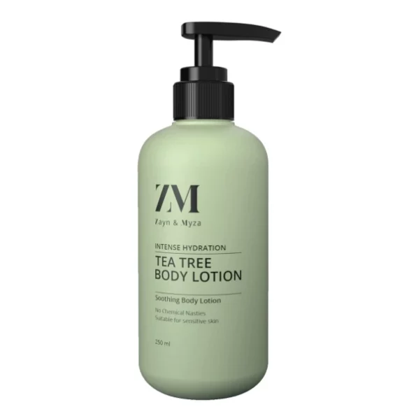 ZM Zayn & Myza Tea Tree Body lotion, Intense Hydration, Non Greasy, Prevents Bacterial Growth, Light & Smooth, Shea Butter and Niacinamide, Suitable for All Skin Type, 250 ml, Herbkart8t751mIoAbj20gL.webp, Herbkart8t751mIoAbj20gL