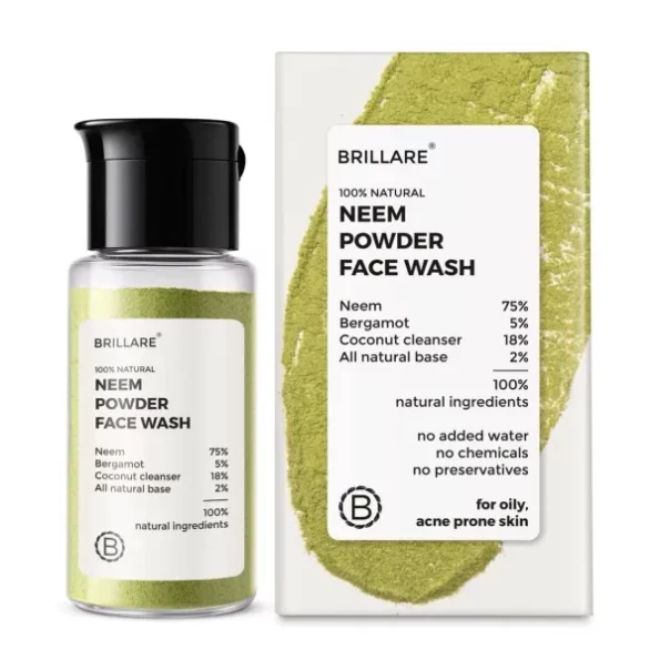 Brillare Neem Face Wash for Acne & Pimples, with Bergamot, 15g, Herbkart8t771nj8dQHpnL.webp, Herbkart8t771nj8dQHpnL