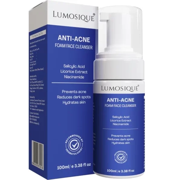 LUMOSIQUE Anti Acne Foam Face Cleanser 100ml, Herbkart8t761rdWqfCAiL.webp, Herbkart8t761rdWqfCAiL