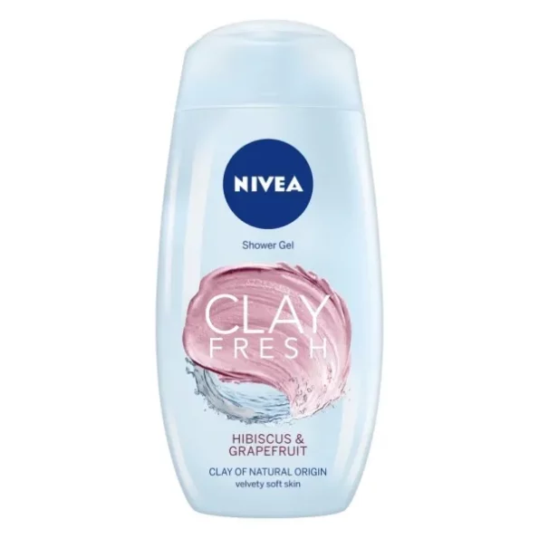 NIVEA Body Wash 250 ml, Clay Fresh Hibiscus & Grapefruit Shower Gel, Herbkart8t751IDb6mD2DL.webp, Herbkart8t751IDb6mD2DL