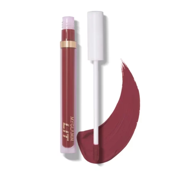 MyGlamm LIT Liquid Matte Lipstick - Daterview (Plum) - 3 ml, Herbkart8t751cVA0xqScL.webp,