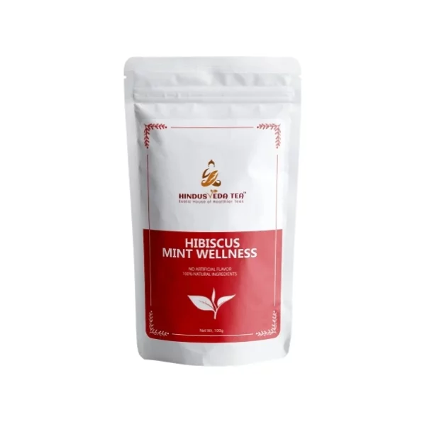 HINDUSVEDA TEA - Hibiscus Mint Wellness Tea (50 Gram), Herbkart8t751a2lxQkQ0S.webp,