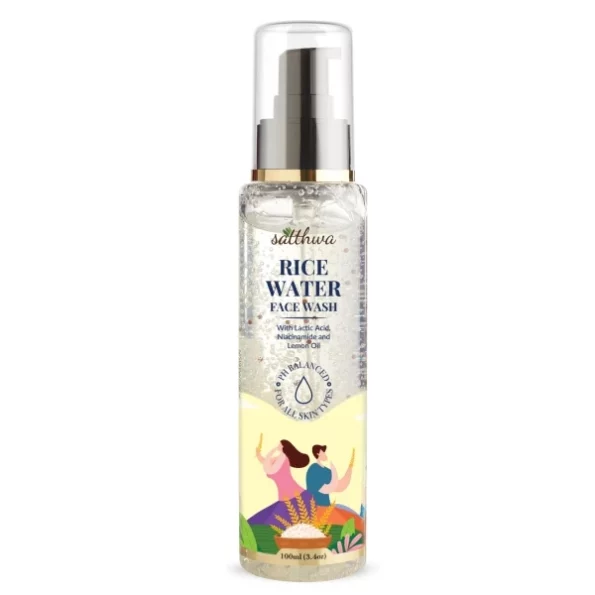 Satthwa Glass Skin Rice Water Face Wash - 100ml, Herbkart8t7718eMLgbJkL.webp, Herbkart8t7718eMLgbJkL