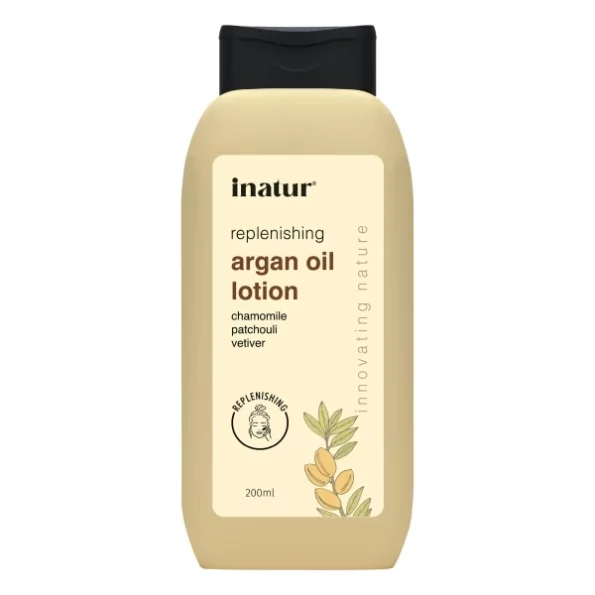 inatur Argan Oil Lotion- Deep Hydrating Moisturizer For Face And Body, 200ml available on Herbkart