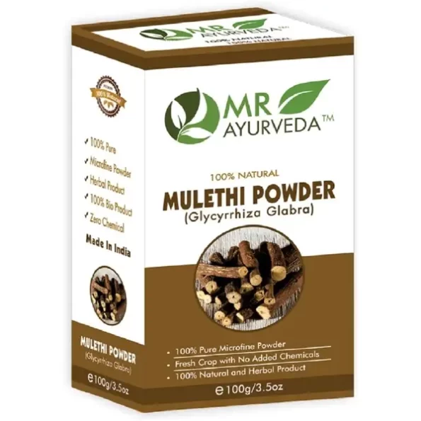 MR Ayurveda 100% Organic Mulethi Powder, 100 Grams, Herbkart8t7615uAv20Pv5L.webp, Herbkart8t7615uAv20Pv5L