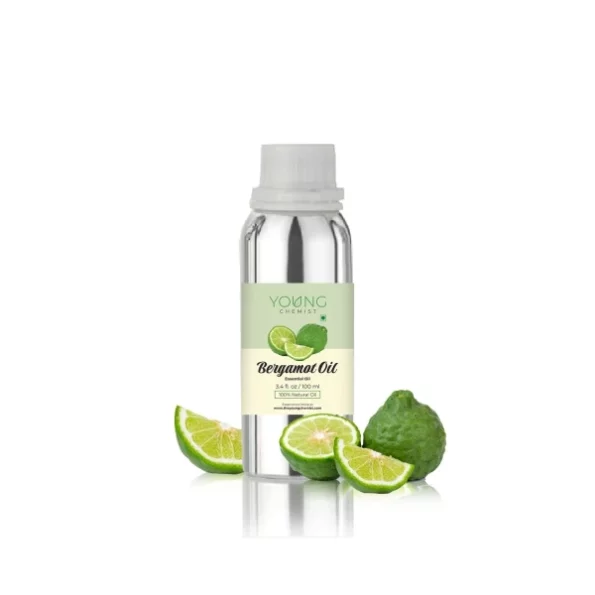 Young Chemist Bergamot Essential Oil - 100ml | Pure Aromatic Oil for Anxiety Relief & Skin Health | Great for Aromatherapy, Relaxation Techniques & DIY Projects, Herbkart8t7515qDneJH-L.webp, Herbkart8t7515qDneJH L