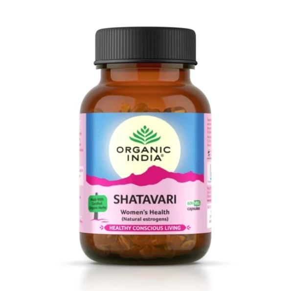 Organic India Shatavari - 60 Capsules Bottle available on Herbkart