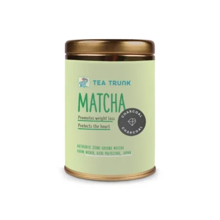 Tea Trunk MatchTea Trunk Matcha Green Tea | Pure Ceremonial Grade Japanese Matcha | Pre Workout | Authentic & Premium Matcha Tea Power | Immunity Booster | Improve Metabolism & Focus | Detox Drink | No Additives - 30 grams (Activated Charcoal)a Green Tea | Pure Ceremonial Grade Japanese Matcha (Activated Charcoal)