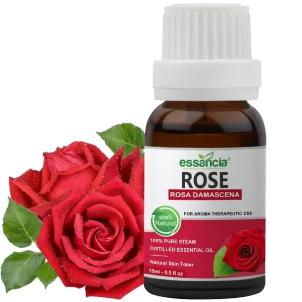 Essancia Luxurious Rose Essential Oil for Skin Rejuvenation and Mood Boosting - 100% Pure, Natural, Undiluted Therapeutic Grade (15ml), Herbkart8t7610h2wEORwL.webp, Herbkart8t7610h2wEORwL