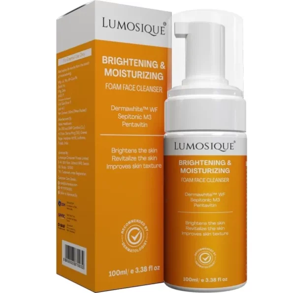 LUMOSIQUE Brightening And Moisturizing Foam Face Cleanser 100ml, Herbkart8t761wc0SG2TUL.webp, Herbkart8t761wc0SG2TUL