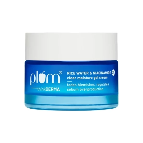 Plum 2% Niacinamide & Rice Water Super Light Gel Cream Moisturizer 50 g available on Herbkart