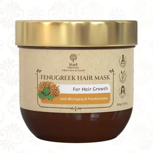 Khadi Essentials Amla Hair Mask For Dry And Frizzy Hair And Smoothening Hair With Methi For Hair Growth and Hair Fall Control, Sulphate & Paraben Free - 100gm, Herbkart8t7619ck2ZmTHL.webp, Herbkart8t7619ck2ZmTHL