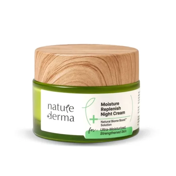 Nature Derma Moisture Replenish Night Cream with Natural Biome-Boost, Smoothens Rough Texture | Overnight Skin Moisturization| 50ml, Herbkart8t771Znhqg5xNL.webp,