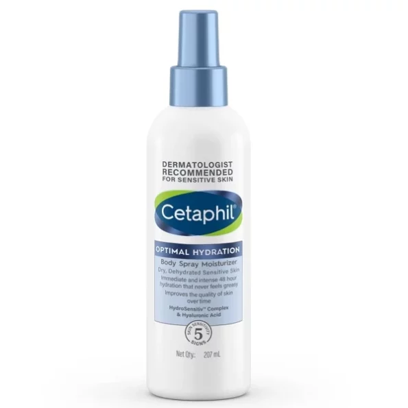 Cetaphil Optimal Hydration Body Spray Moisturizer 207ml available on Herbkart