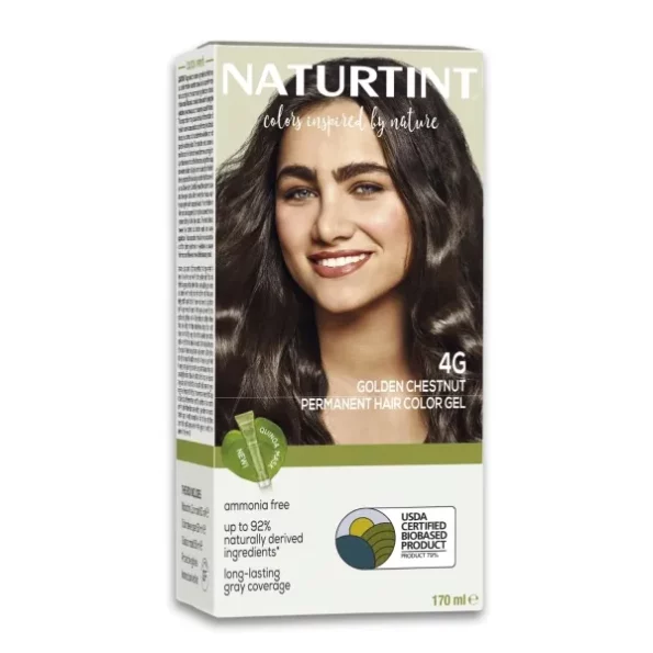 Naturtint Permanent Hair Color, Ammonia Free Hair Colour Gel, 170 ml - 4G Golden Chestnut, Herbkart8t771ykwnBx7FL.webp,