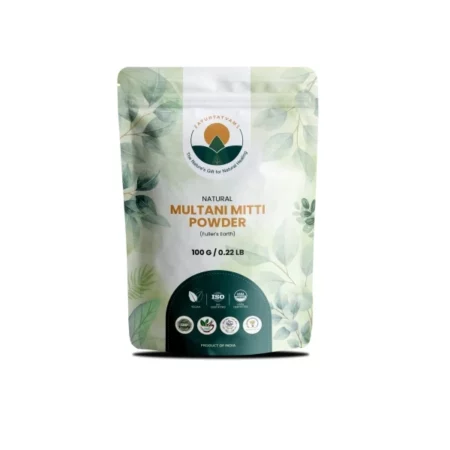 Ayurtatvam Natural Pure Multani Mitti-Fuller's Earth-Bentonite Clay Powder- 100g for Skin Care