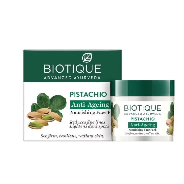 Biotique Pistachio Anti Ageing Nourishing Face Pack for All Skin Types, 50gm, Herbkart8t771xN9d2020jHL.webp,