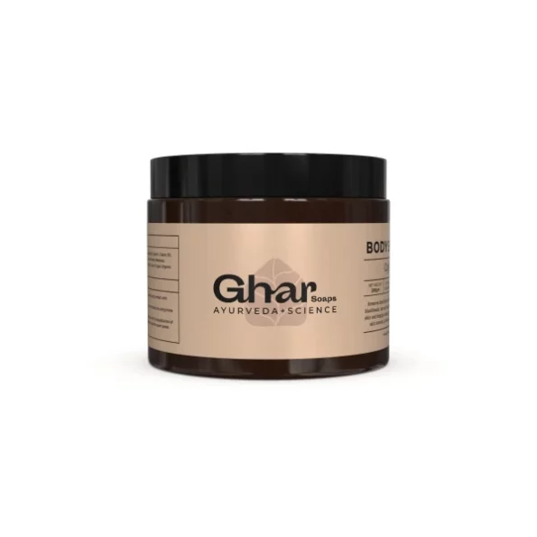 Ghar Soaps Coffee Body Scrub for Tan Removal & Soft-Smooth Skin, 200 gm available on Herbkart