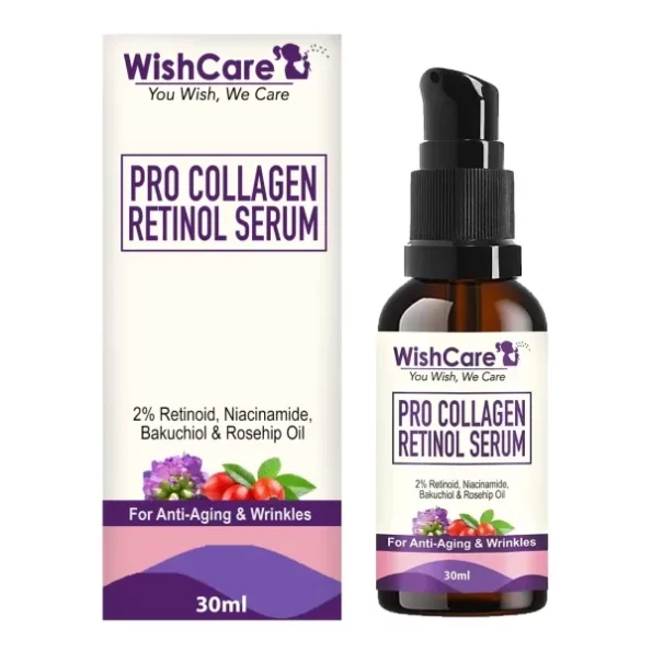 WishCare Pro Collagen Retinol Serum - 30 ml, Off White available on Herbkart