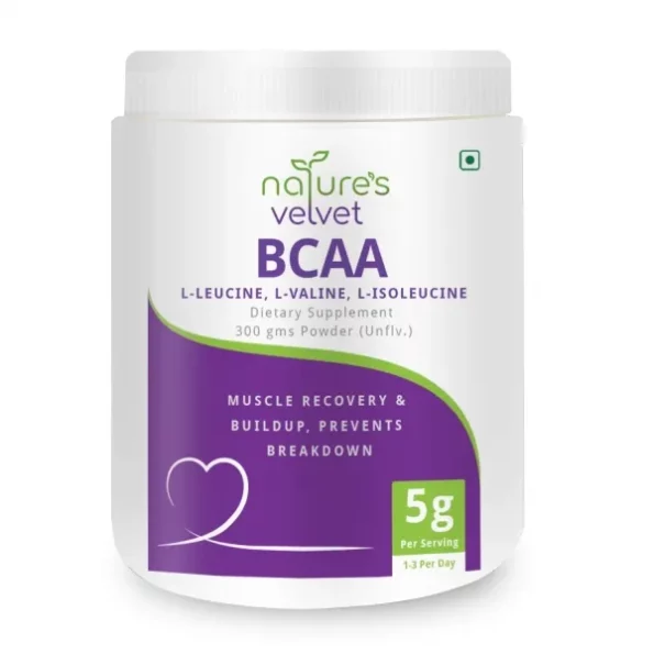 Natures Velvet Lifecare Instantized BCAA 5000 mg Powder, 300gms, 60 Servings, Herbkart8t761yD36eJjSL.webp, Herbkart8t761yD36eJjSL