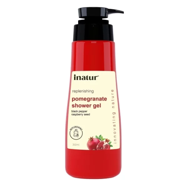 inatur Pomegranate Shower Gel, 350ml available on Herbkart