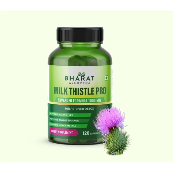 Bharat Ayurveda Milk Thistle Extract Capsule For Liver With 1000 MG (120 Capsules), Herbkart8t771p6HV2iSrL.webp, Herbkart8t771p6HV2iSrL