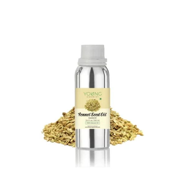 Young Chemist Fennel Essential Oil - 100ml | 100% Pure Essential Oil for Enhanced Metabolism, Respiratory Health & Aromatherapy | Perfect for Massage Therapy, Beauty Blends & Home Fragrance, Herbkart8t761Za1PrldcL.webp, Herbkart8t761Za1PrldcL