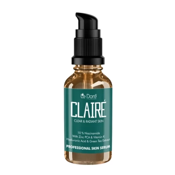 Le Dore Claire Serum with Niacinamide 10% Zinc PCA Vitamin K D-Panthenol Green Tea & Meadowsweet Extract (15ml), Herbkart8t771ZSJl0XcBL.webp, Herbkart8t771ZSJl0XcBL