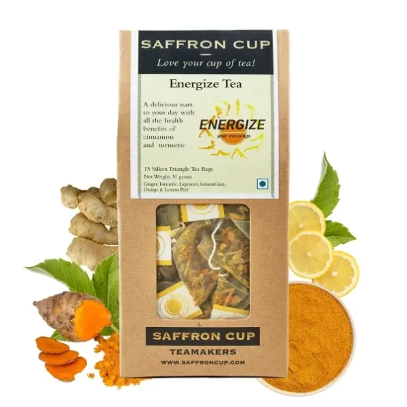 Saffron Cup Ginger and Turmeric Herbal Tea, 20 Cups, Herbkart8t771HGkOuf9vL.webp, Herbkart8t771HGkOuf9vL