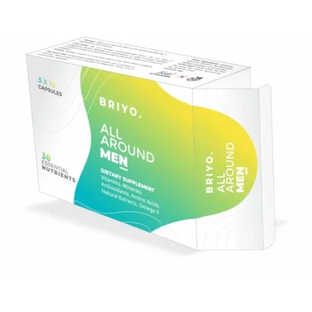 Briyosis All Around Multivitamin For Men - 37 Plus Essential Nutrients - 30 Capsule Per Box
