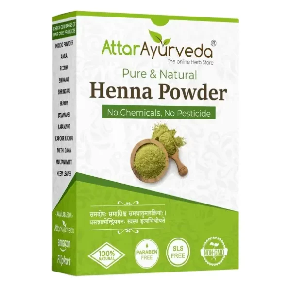 Attar Ayurveda Natural Henna powder for hair Colour and Growth (200 gm), Herbkart8t761yog8u7NKL.webp, Herbkart8t761yog8u7NKL