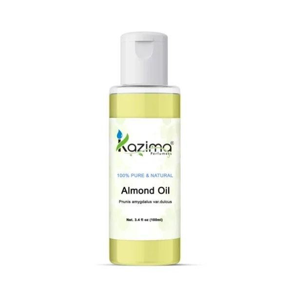 KAZIMA Almond Carrier Oil -100% Pure Natural Cold Pressed Oil, Aromatherapy - Ideal for Hair, Skin & Body, 100 ml, Herbkart8t751meKmuHpjL.webp, Herbkart8t751meKmuHpjL