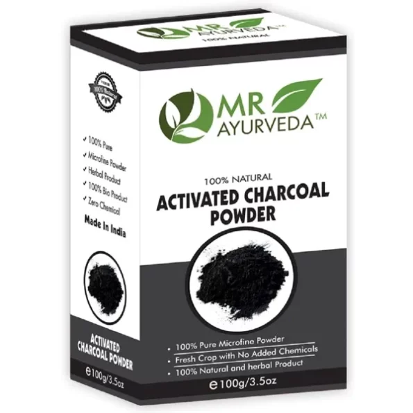 MR Ayurveda Activated Charcoal Powder, 100 Grams, Herbkart8t761brVIlskrS.webp, Herbkart8t761brVIlskrS