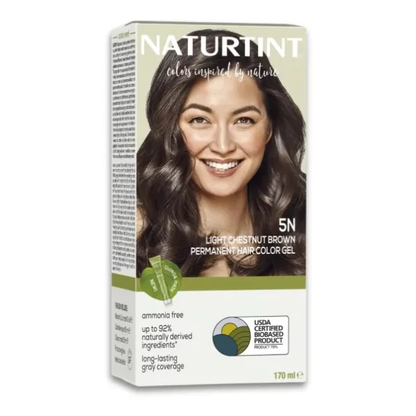 Naturtint Permanent Hair Color, Ammonia Free Hair Colour Gel, 170 ml - 5N Light Chestnut Brown, Herbkart8t771OmsU5puJL.webp, Herbkart8t771OmsU5puJL