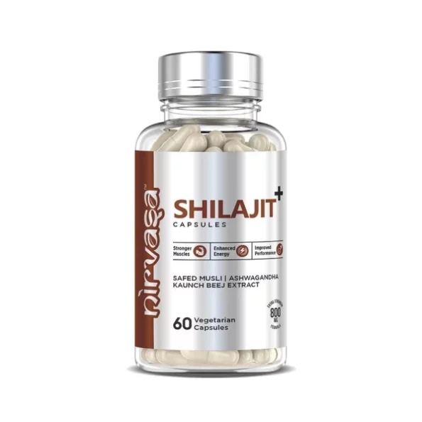 Nirvasa Pure Shilajit Capsules With Safed Musli, Ashwagandha, Kaunch Beej For Good Health/ 800Mg/ 60 Capsules, Herbkart8t751EHZDV20DvL.webp, Herbkart8t751EHZDV20DvL