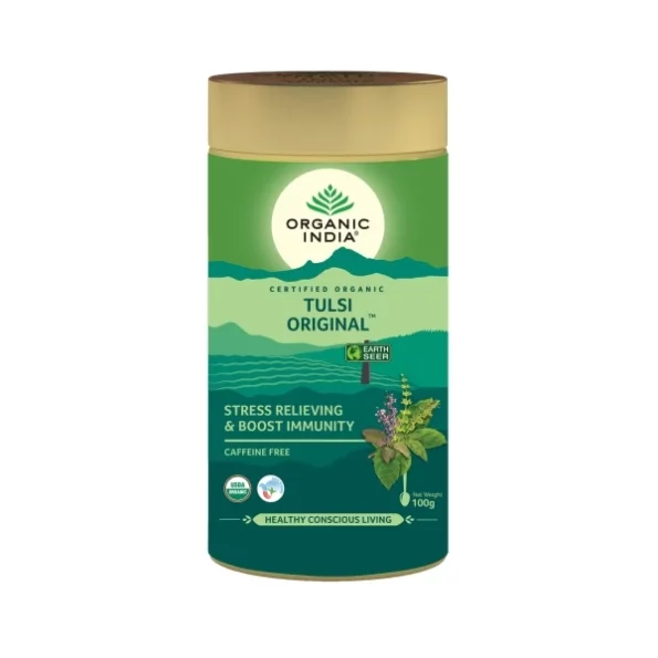 Organic India Organic Tulsi Tea (100 gm tin), Herbkart8t761lVCBHZyXL.webp, Herbkart8t761lVCBHZyXL