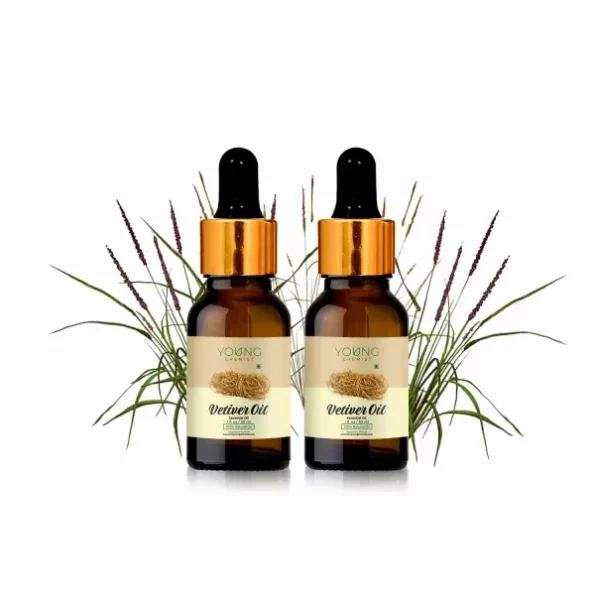 Young Chemist Vetiver Essential Oil - 60ml | 100% Pure, Natural Grounding Oil for Emotional Balance, Focus & Meditation | Perfect for Diffusers, Massage & Holistic Health Practices, Herbkart8t761YF5fv1XIL.webp, Herbkart8t761YF5fv1XIL
