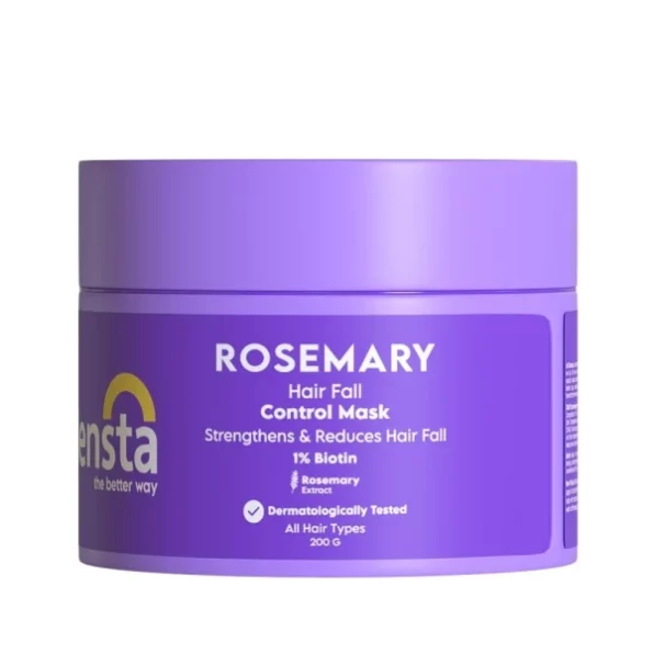 Clensta Rosemary Hair Fall Control Mask With Biotin 200 Gm, Herbkart8t751MT2A24xQL.webp,