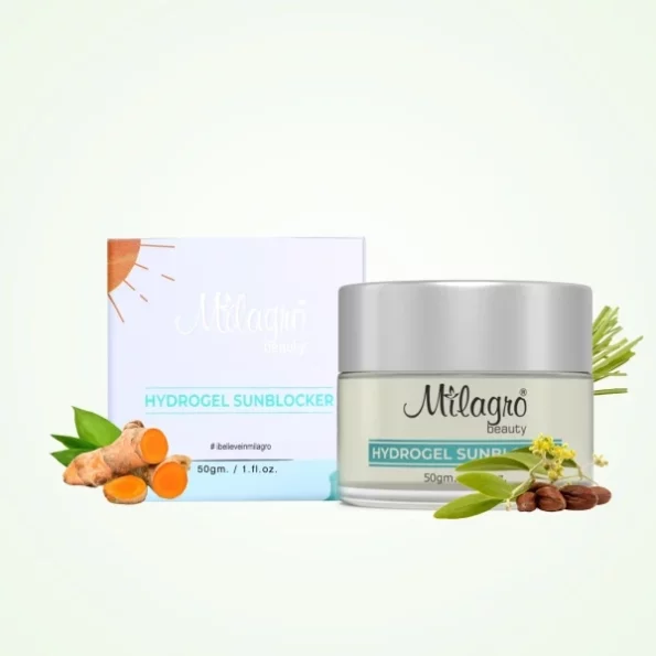 Milagro Beauty Spf 50 Face Gel Sunscreen, Broad Spectrum & Blue Light Protection For Oily, Dry, Acne-Prone, Combination, & Normal Skin, Non-Greasy, 50G, Herbkart8t761hPJ9f-QgL.webp, Herbkart8t761hPJ9f QgL